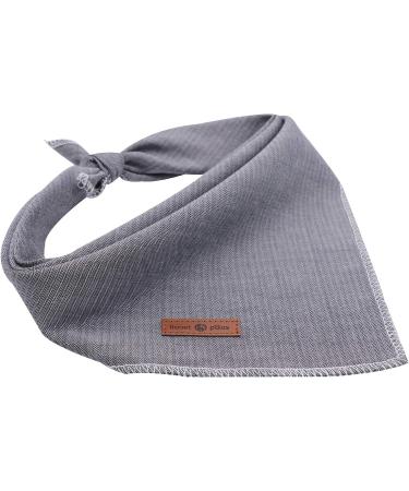 Lionet Paws Dog Bandana - Triangle Scarf for Dogs Grey SS (Pack of 1) | Stylish & Durable Pet Accessory for Global Shipping - Buy Online on SooperMarket.com
