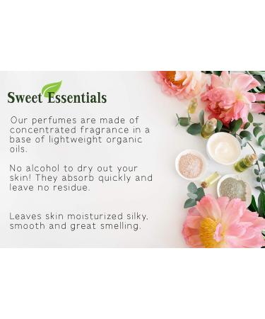 Sweet Essentials Jasmine Vanilla Fragrance Oil - Organic Alcohol-Free Perfume 2oz | International Shipping Available - Buy Online on SooperMarket.com