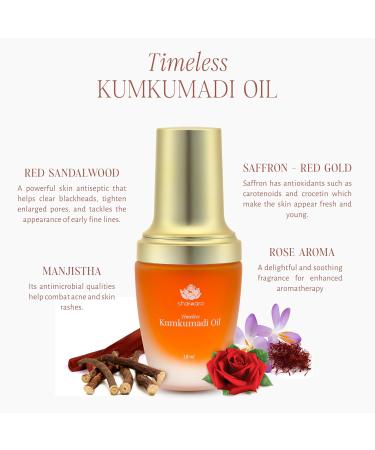 Buy Shankara Kumkumadi Oil - Dark Spot Remover Facial Oil with Pure Saffron & Ayurvedic Herbs | Hydrating & Brightening Skin Treatment - Buy Online on SooperMarket.com