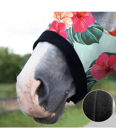Shop Harrison Howard Soft Fleece Horse Head Hood - Stretchy Comfortable & Zippered - Chic Flamingo Design (Medium) | International Shipping Available - Buy Online on SooperMarket.com