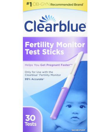 Clearblue Easy Fertility Monitor Test Sticks, 30 Count (Pack of 1)