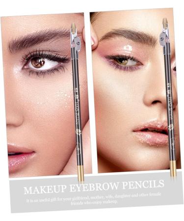 BELLIFFY 8pcs Black Pencils Pencil Makeup Eyebrow Pencils Sharpener Eyebrow Pencil Wooden 1 count (Pack of 1) Coffee - Buy Online on SooperMarket.com