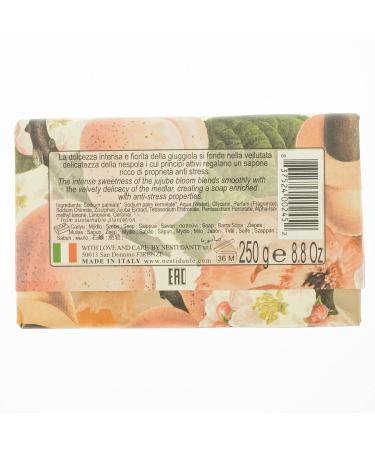 Nesti Dante Il Frutteto Anti-Stress Soap - Medlar & Jujube 250g | Luxurious Natural Soap for Stress Relief | Buy Internationally - Buy Online on SooperMarket.com