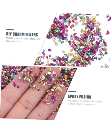 FOYTOKI 1 Glass Chip Nail Art Stone DIY Charm Fillers Manicure DIY Accessories Nail Art Rhinestones Glass Charms Filling DIY Fillers Epoxy Charms Glass Epoxy Fillers Manicure Fillers 0.5X0.3cm Colorful - Buy Online on SooperMarket.com