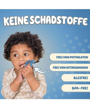 Buy Baby Nom BPA-Free Cooling Bite Ring - Dental Aid & Gripping Toys for Teething Babies - Buy Online on SooperMarket.com
