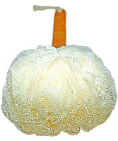 Shower Loofah Body & Back Scrubber - Exfoliating Bath Brush | Long Wooden Handle For Men & Women | 2 Pack - White & Green - Buy Online on SooperMarket.com