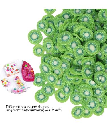 Fruit Nail Art Slices Fruit Slices for Nail Art 10g/pack Fruit Shaped Nail Art Slices Polymer Clay Nail Art Glasses Decoration Accessories for DIY Crafts Nail Art and Cellphone Decoration(Kiwi) - Buy Online on SooperMarket.com