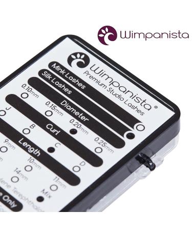 Buy D Curl Silk Eyelashes - 0.15mm Individual Lash Extensions (10-13mm Mix) - 8 Strips by Wimpanista - International Shipping - Buy Online on SooperMarket.com