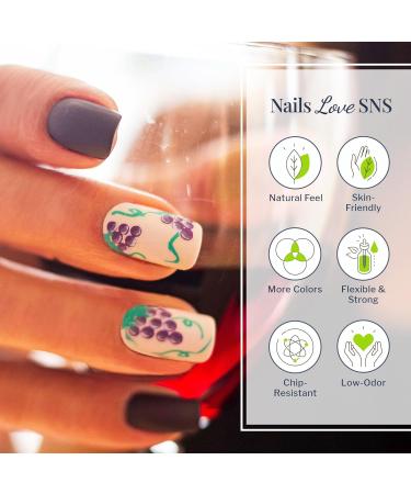 SNS Nail Dip Powder - Blue Note (Blue/Navy) | Long-Lasting & Low-Odor Dipping Powder | 1oz Gelous Color No UV Lamp Required - Buy Online on SooperMarket.com