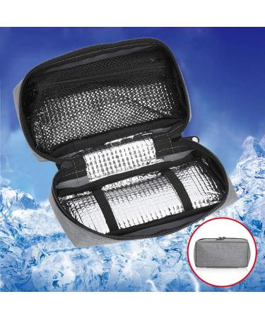 Insulin Protector Bag for Diabetes Syringes and Drugs - Grey - Buy Online on SooperMarket.com