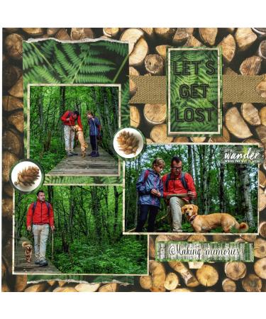 Reminisce Scandinavian Woodland Scrapbook Collection Kit - Multi Color Palette - Buy Online on SooperMarket.com