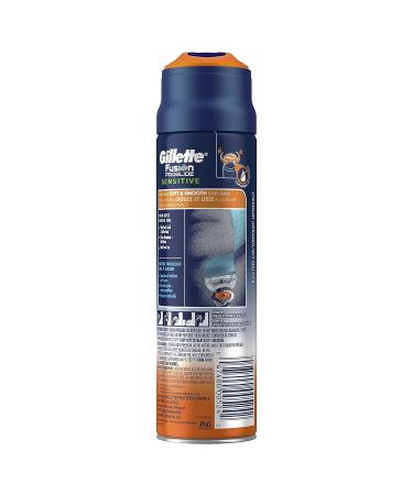 Gillette Fusion ProGlide 2-in-1 Shave Gel Sensitive 6 oz - Smooth & Comfortable Shave - Buy Online on SooperMarket.com