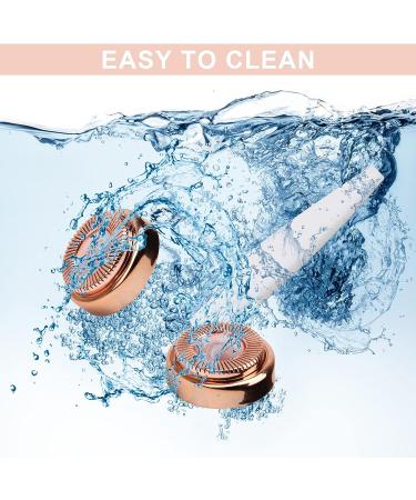 2Pcs Facial Hair Remover Replacement Heads | Generation 1 Single Halo Hair Removal Tools for Women | 18K Gold-Plated Rose Gold Epilators - Buy Online on SooperMarket.com