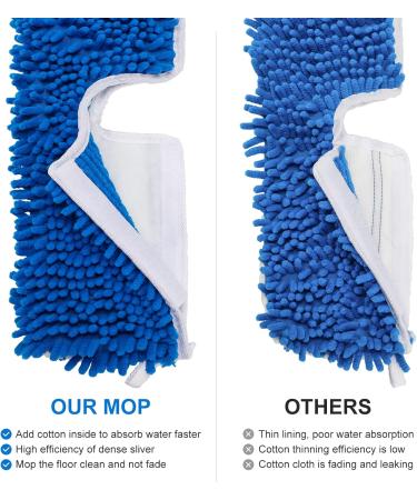 2 Pack Thicken Mop Refills for O-Cedar Dual-Action Microfiber Flip Mop - Machine Washable Replacement Heads for All Surface Cleaning - Buy Online on SooperMarket.com