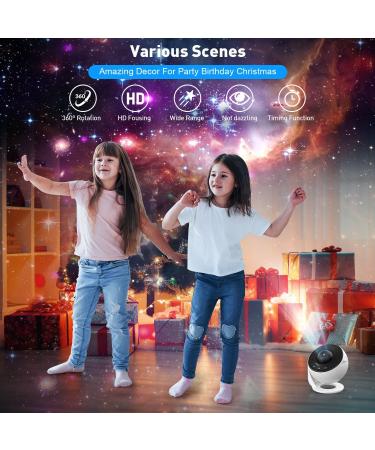 Mexllex Planetarium Star Projector: Realistic Galaxy Light with 12 Planet Discs - Ideal Night Light for Bedroom, Living Room, and Parties - Buy Online on SooperMarket.com