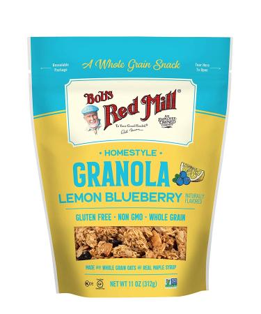 Bob's Red Mill Lemon Blueberry Granola 11oz (Pack of 6) | Homestyle Breakfast Cereal - Buy Online on SooperMarket.com
