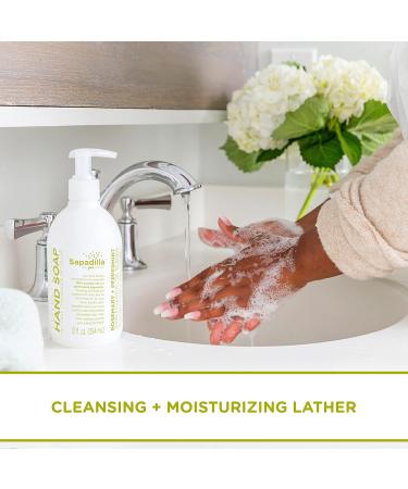 Sapadilla Liquid Hand Soap Variety Pack - 100% Pure Essential Oil Blends - Plant Based and Biodegradable - 12oz (Pack of 3) - Buy Online on SooperMarket.com