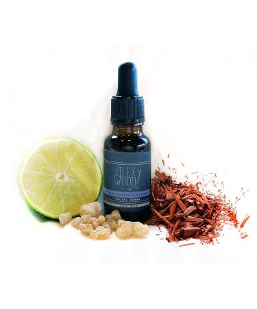 The Ilex Wood - Frankincense and Bergamot Facial Serum - 100% Natural handmade Vegan Moisturising for both Men & Women Cruelty Free Anti Ageing Wrinkle and Line Reducing Ingredients. 20ml - Buy Online on SooperMarket.com