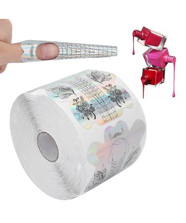 300PC Nail Extension Stickers - Self-Adhesive Nail Art Guides for Beautiful Patterns - Perfect for Women - Buy Online on SooperMarket.com