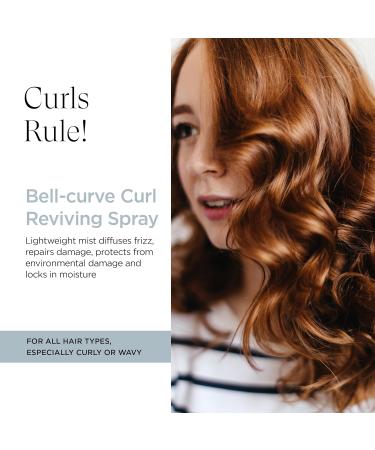Bell-curve Curl Reviving Spray for Curly Hair Rejuvenating Protein-Infused Mist Vegan 5 Oz - Buy Online on SooperMarket.com