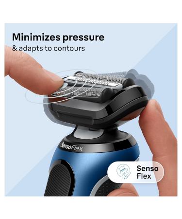 Braun Series 6 Electric Shaver for Men - 6172cc Wet & Dry Turbo & Gentle Modes Foil Shaver | 3 Piece Set - International Shipping Available - Buy Online on SooperMarket.com