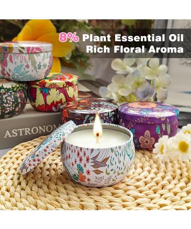 Fragrance Candles Gifts for Women - 6 Pack Aromatherapy Soy Wax Candles for Stress Relief | Mother's Day Thanksgiving & Christmas Gift Set - Buy Online on SooperMarket.com