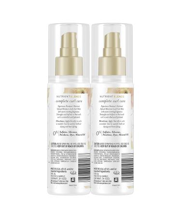 Pantene Heat Protectant Spray with Jojoba Oil for Curly Hair Twin Pack - 3.2 fl oz | Sulfate Free Curl Lock Mist - Buy Online on SooperMarket.com