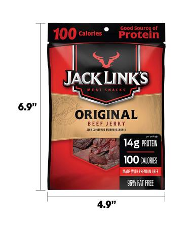 Jack Link's Beef Jerky Variety Pack - Original  Teriyaki & Peppered - 15 Bags  High Protein  96% Fat Free - Buy Online on SooperMarket.com