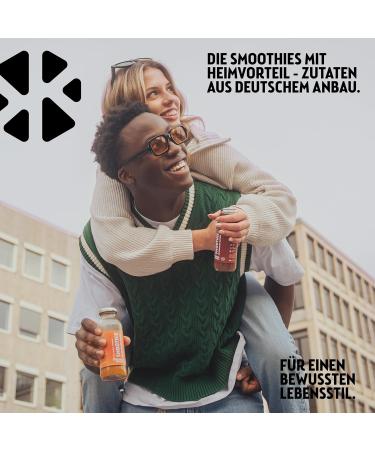 Buy Monastery Kitchen Bio Smoothie Mix | 6x250ml Vegan Superfood Breakfast | Red Orange Green Varieties | Powerfood in Glass Bottles - Buy Online on SooperMarket.com