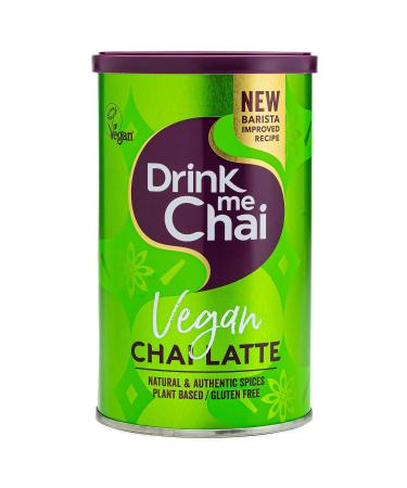 Drink Me Chai Vegan Chai Latte 250g - Just Add Water Vegan Chai Latte Powder (Vegan Pack of 1) Vegan 250 g (Pack of 1)