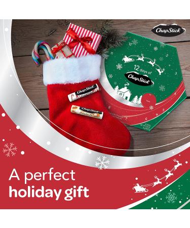 ChapStick Holiday Advent Calendar Lip Balm Gift Set - 12 Days of Lip Care (Pack of 1) - Buy Online on SooperMarket.com