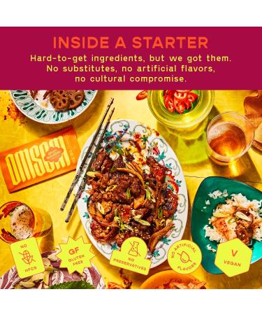 Omsom Korean Spicy Bulgogi Sauce - All-In-One Asian Sauce Packets | BBQ Marinade & Stir-Fry | Gochujang, Vegan, Gluten-Free, Non-GMO | 3 Packets (2.4 oz) - Spicy Korean BBQ - Buy Online on SooperMarket.com