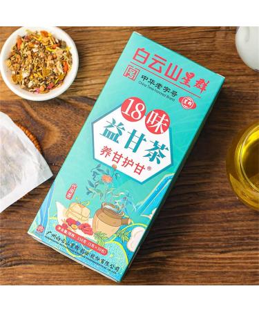 18 Flavors Liver Care Tea - 18 Flavors Of Liver Protection Tea Nourish The Liver And Protect The Liver Chinese Nourishing Liver Tea Health Preserving Tea For All People. (5 Box) - Buy Online on SooperMarket.com