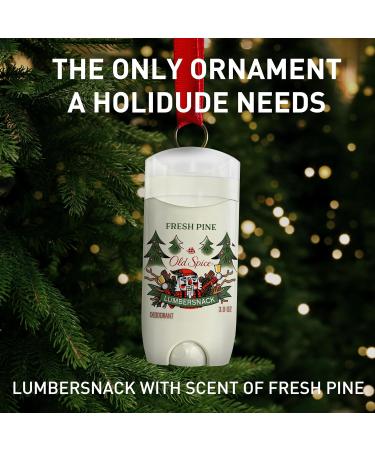 Old Spice Aluminum Free Deodorant for Men Holidudes Limited Edition 24/7 Holiday Freshness Odor Protection Stocking Stuffer Lumbersnack with Fresh Pine Scent 3.0 oz (Pack of 3) - Buy Online on SooperMarket.com