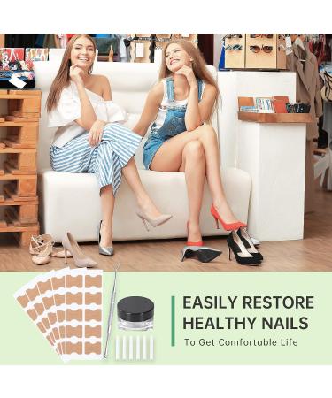 Ingrown Toenail Treatment Kit - 50 Pcs Patches, Corrector Strips, Nail Lifter | Professional & Painless Solution - Buy Online on SooperMarket.com
