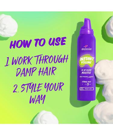 Aussie Instant Volume Mousse 24-hour Volume Mousse 170G - Buy Online on SooperMarket.com