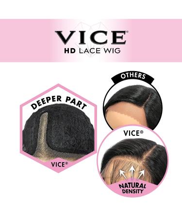 Sensationnel Vice Lace Front Wig - HD Transparent Lace - Pre-Plucked Hairline - Vice Unit 12 - HBRED/1 - Buy Online on SooperMarket.com