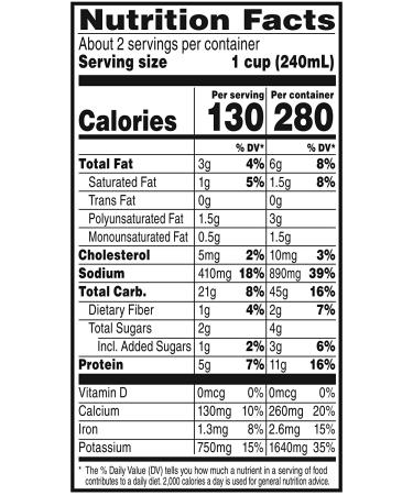 Campbell's Chunky Healthy Request New England Clam Chowder 18.8oz Can (Case of 12) - Buy Online on SooperMarket.com