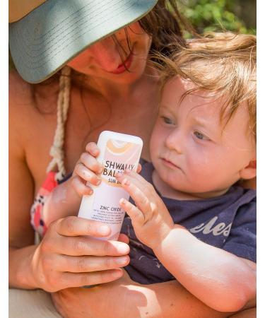 Shwally Zinc & Avocado Mineral SunBalm 30SPF | 100% Grass Fed Tallow | Pregnancy & Nursing Safe | 4 Fl Oz - Buy Online on SooperMarket.com