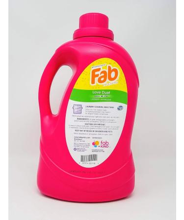 Fab Love Duet Liquid Laundry Detergent (134 oz) - Premium International Shipping - Eco-Friendly Clean - Buy Online on SooperMarket.com