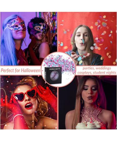 Holographic Unicorn Chunky Glitter | Festival Cosmetic Glitter for Face Body Hair & DIY Crafts - Rainbow Sequin Art - Buy Online on SooperMarket.com