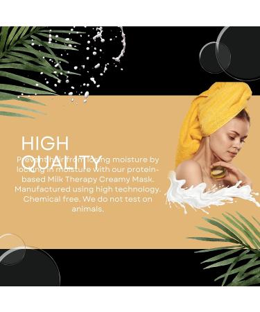 Morfose Professional Milk Therapy Hair Mask - 16.9 Fl Oz - 12 Amino Acids & Proteins for Fuller Healthier Strands - Repair Dry, Damaged, Brittle Hair - Buy Online on SooperMarket.com