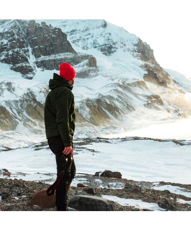 DonDon Beanie Hat - Classic Red Winter Hat for Men & Women | One Size Fits All - Buy Online on SooperMarket.com