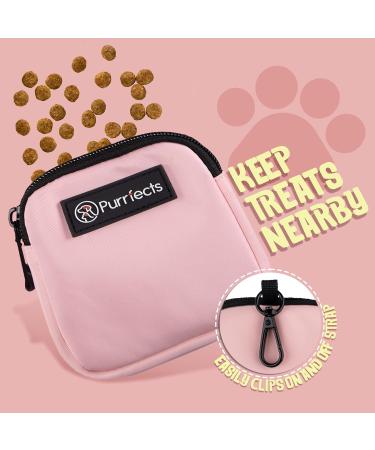 Purrfects Pink Dog Treat Pouch with Clip - Training and Storage Solution for Dog Treats - Buy Online on SooperMarket.com