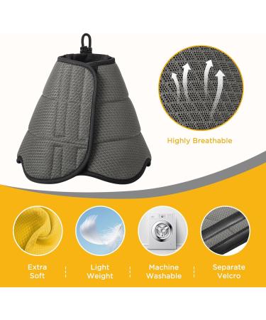 BONTHEE Soft Dog Cone Alternative After Surgery Dog Cone Collar for Small Dogs Adjustable Dog Recovery Collars for Pet Lightweight E-Collars for Dogs Elizabethan Collar for Dogs Stop Licking(XL) S Yellow - Buy Online on SooperMarket.com