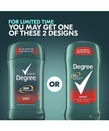 Degree Men Sport Antiperspirant Deodorant 2.7 oz - Pack of 6 | 48-Hour Sweat and Odor Protection - Buy Online on SooperMarket.com