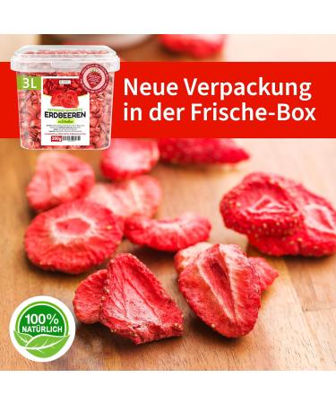 Organic Freeze-Dried Strawberries 300g | 100% Natural No Additives High-Quality Detox Fruits - Buy Online on SooperMarket.com