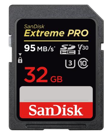 SanDisk Extreme Pro 32GB SDHC UHS-I Card (SDSDXXG-032G-GN4IN)