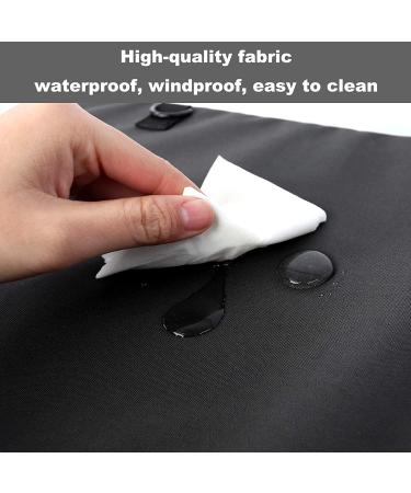 Durable Double Door Dog Crate Cover for Large Pets | Universal Fit for 24-48 inch Wire Crate | Black | 48L x 30W x 33H - Buy Online on SooperMarket.com