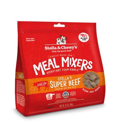 Stella & Chewy's Freeze-Dried Raw Stella's Super Beef Meal Mixers Grain-Free Dog Food Topper